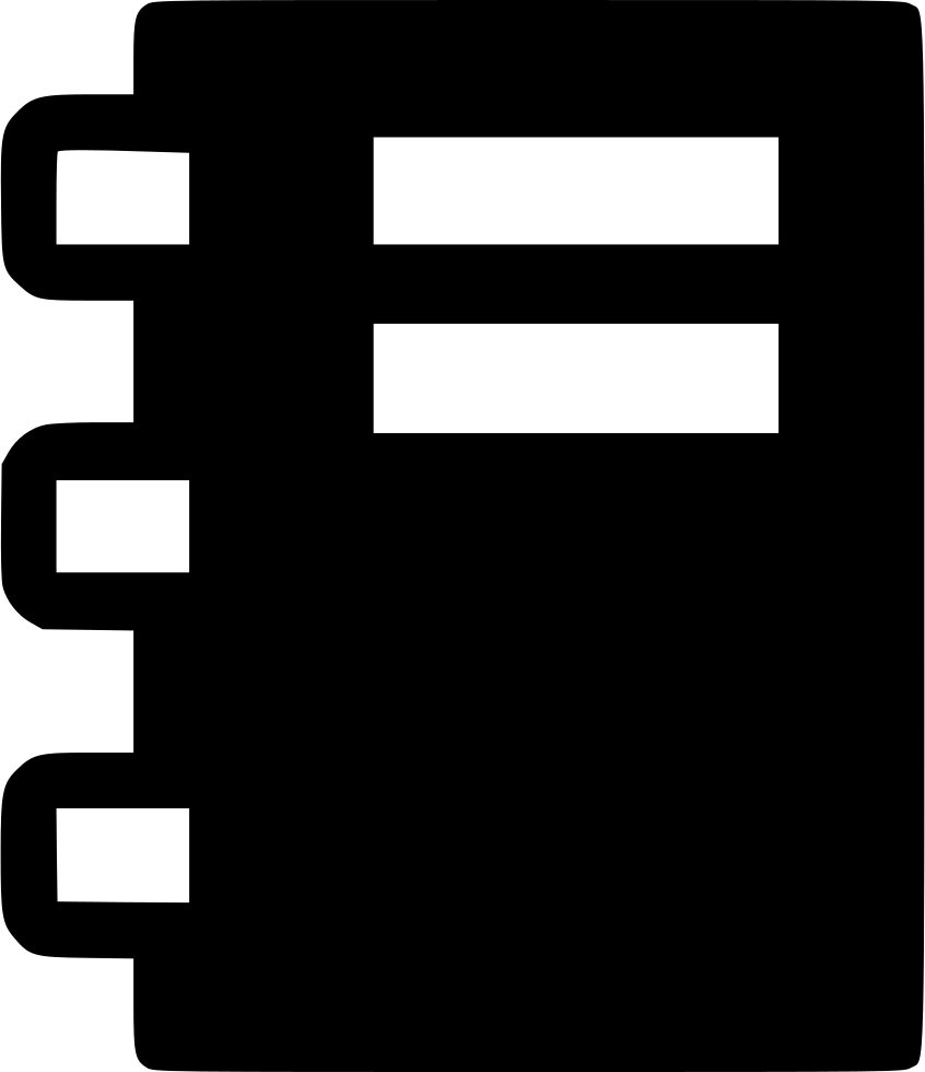 Download Notepad Icon Black Png Clipart Computer Icons - Notepad Icon Black Png (846x980)