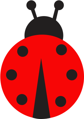 Lucky Ladybugs - Ladybug Cut Out Pattern (400x400)