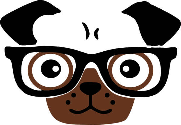 Pin Pug Clip Art - Christmas Pug Life Tablet - Ipad Mini 1 (horizontal) (600x414)