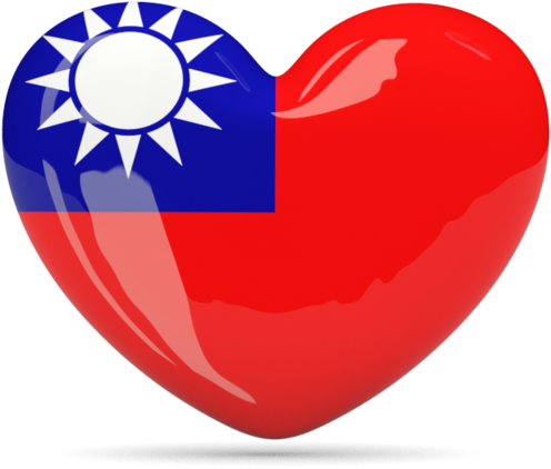 Download Flag Icon Of Taiwan At Png Format - Samoa Flag Heart (640x480)