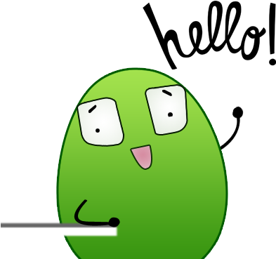 Get The Green Bean Emoji App Now - Hello Hand (408x408)