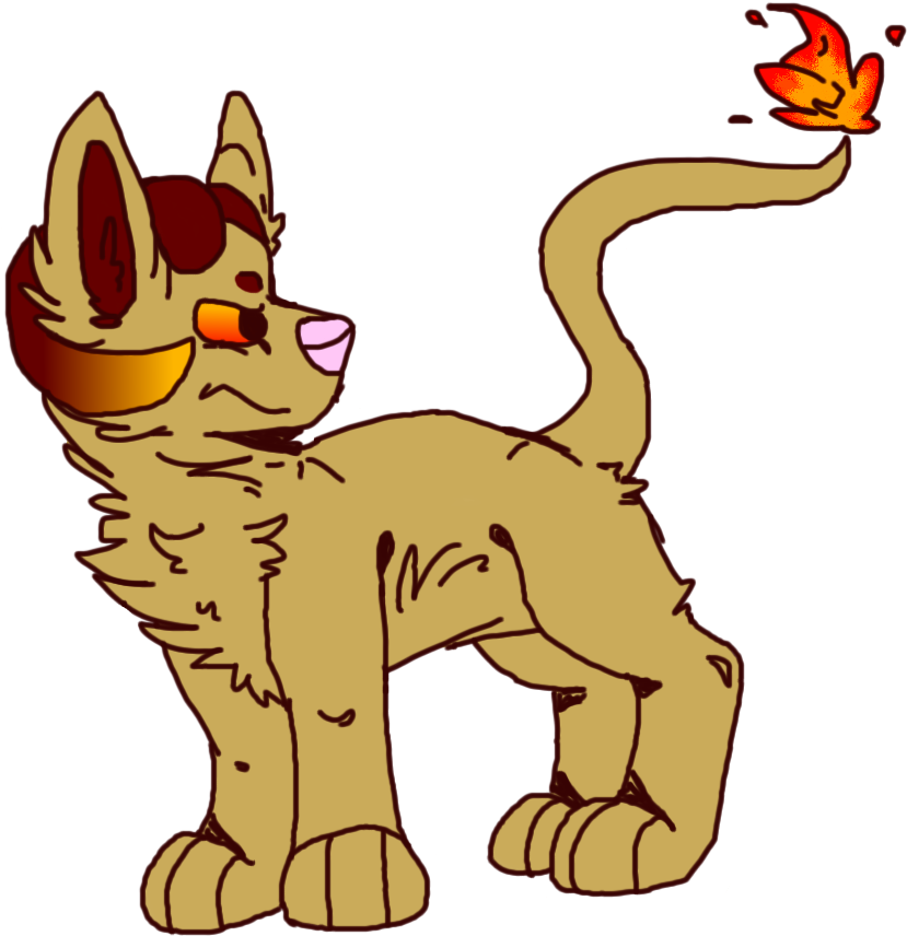 Blaze - Art Fight - Cartoon (900x900)