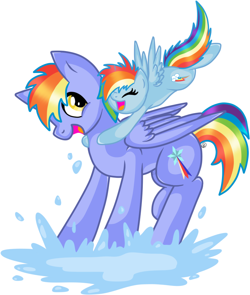 Daringashia, Cute, Dashabetes, Father And Daughter, - Cartoon (876x1012)