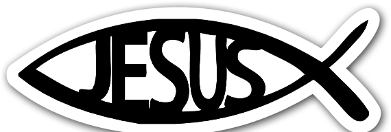 Jesus Fish Symbol - Christian Song Lyric (600x241)