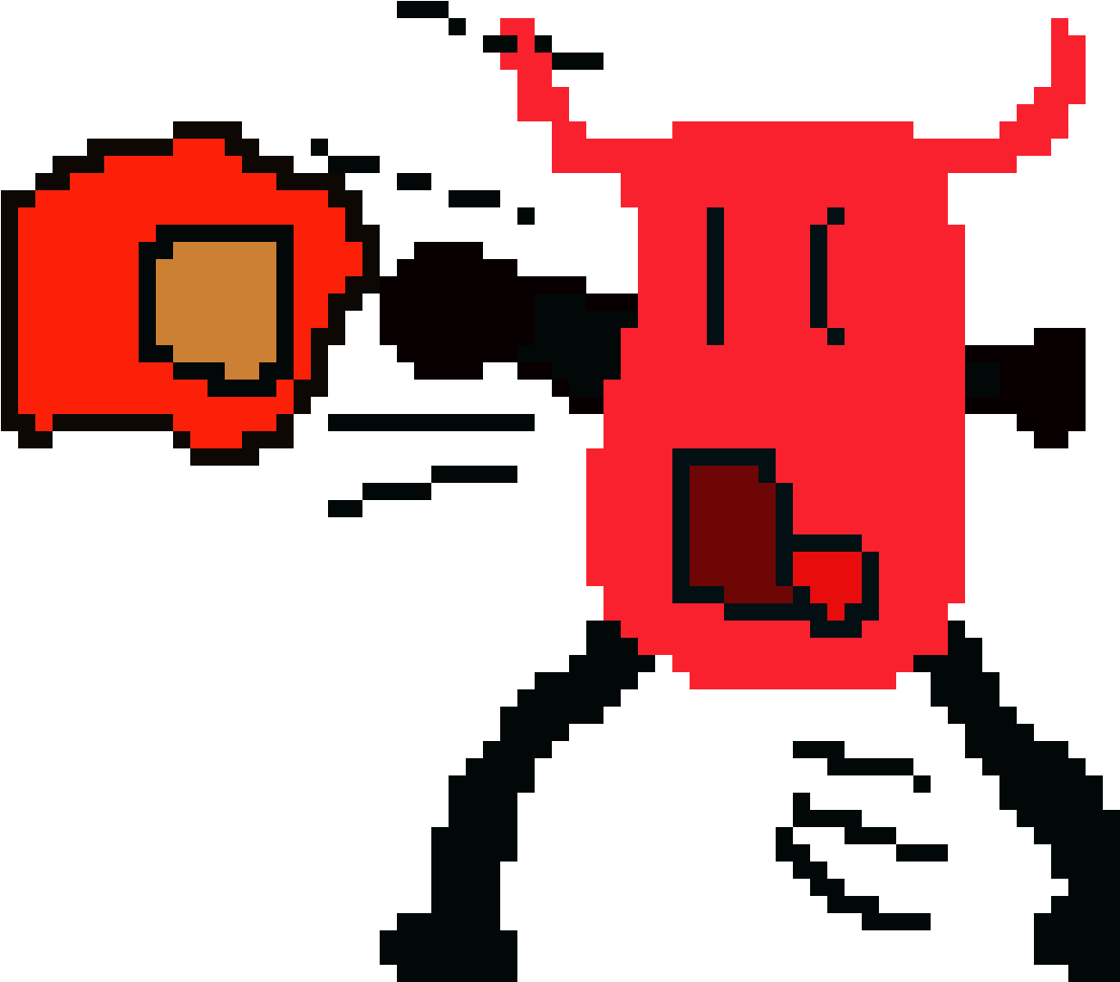 Blaze,fire Flare Fist - Cartoon (1672x1292)