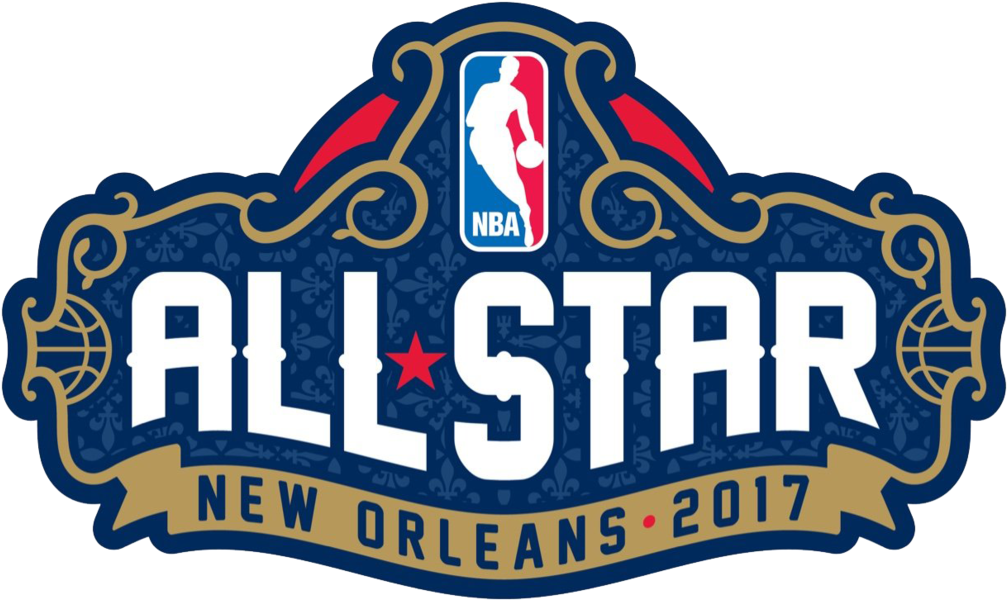Nba All Star Nola - Nba All Star Game 2017 Logo (1024x617)