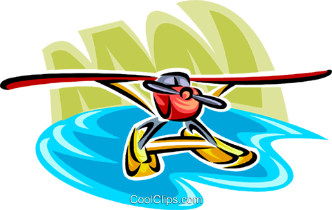 Float Plane Royalty Free Vector Clip Art Illustration - Illustration (480x303)