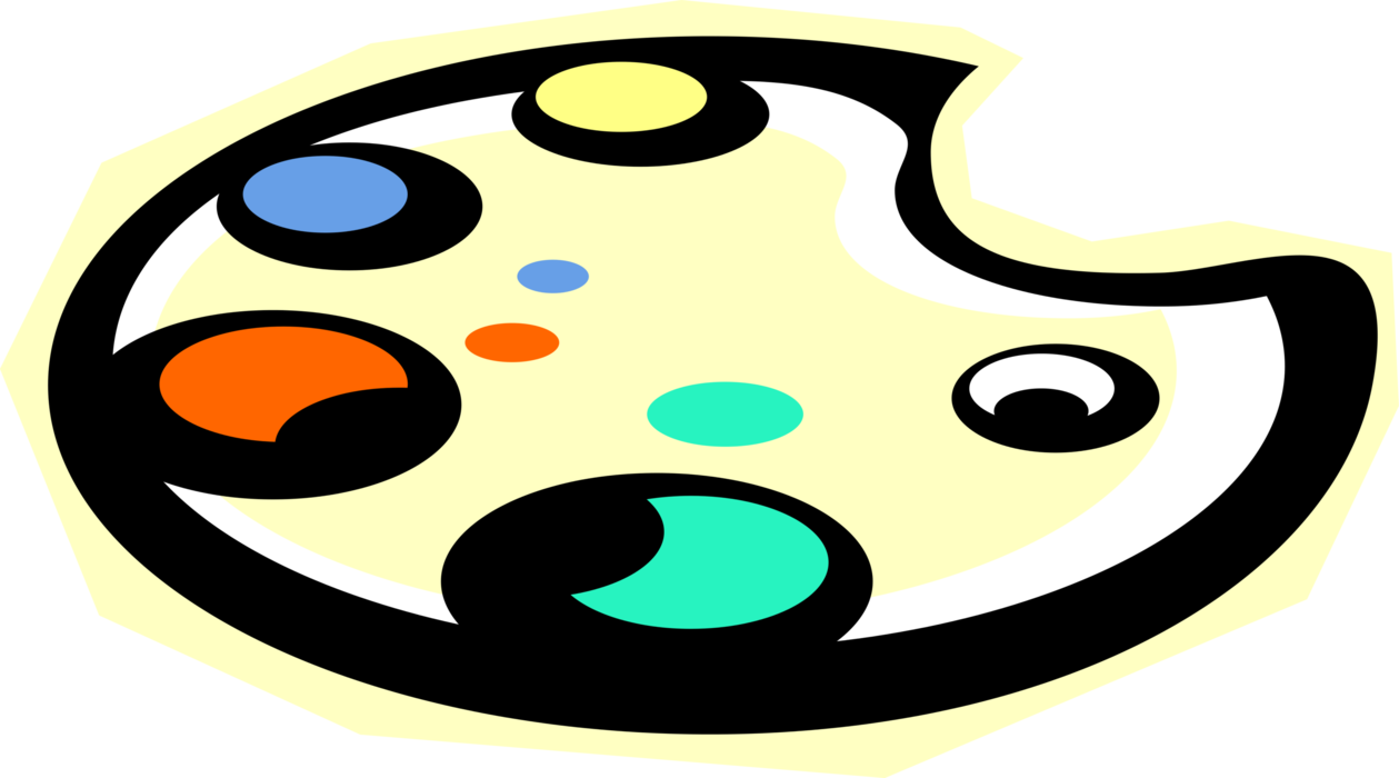 Artist S Paint Image - Clip Art (1259x700)