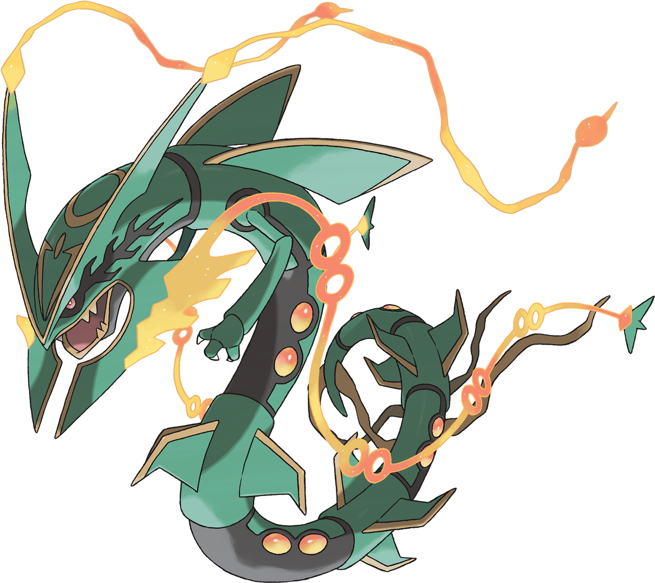 Mega Rayquaza - Mega Rayquaza Pokemon Go (1280x1280)