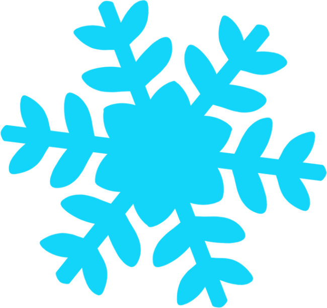 All About Snowflakes Plus Free Coloring Pages/templates, - Blue Snowflake Clipart (650x613)