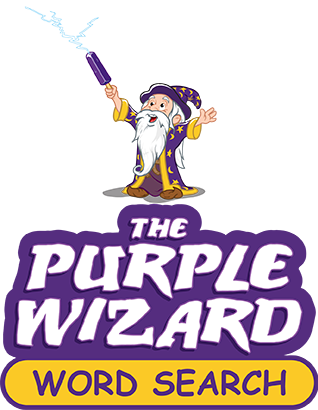 Purple Wizard Word Search - Poster (318x410)