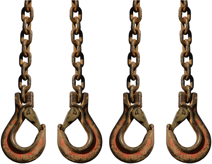 Chain Png Transparent Images - Lifting Hooks With Shackle (960x712)