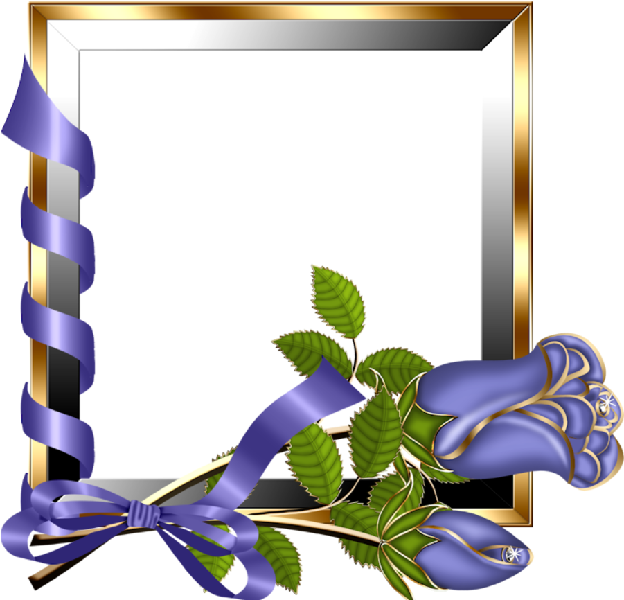 Explore Image Frames, Purple Roses, And More - Beautiful Frames For Photo Editing Online (900x900)