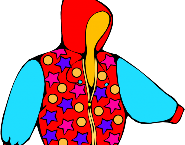 Hood Clipart Windbreaker - Clip Art Of Jacket (640x480)