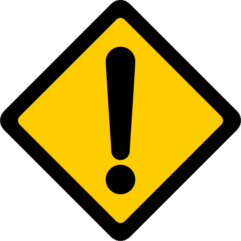 Amazing Yellow Cross On Black Background Flag 注意 危険警告 - 注意 看板 イラスト (490x490)