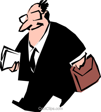 Cartoon Executive - Executivo Desenho (433x480)