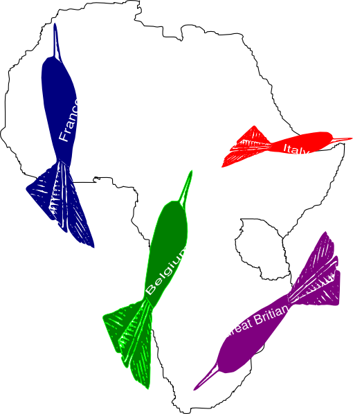 Clip Art Group Of Young Professionals Clipart - Africa Imperialism Png (510x598)