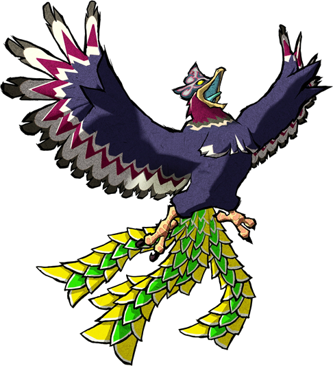 281 Kb Png - Legend Of Zelda Helmaroc King (486x534)