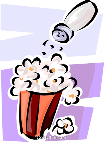 At Getdrawings Com Free For Personal Use - Popcorn Salt Cartoon Png (353x480)