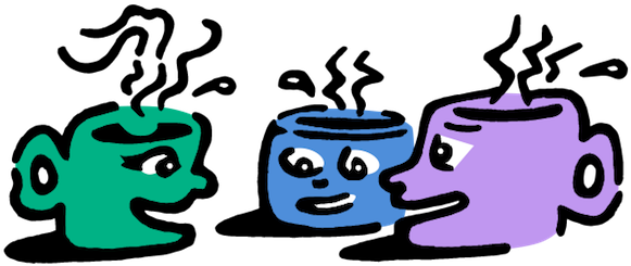 A Conversation Café Is A 90-minute Hosted Conversation - Conversation Cafe (624x272)