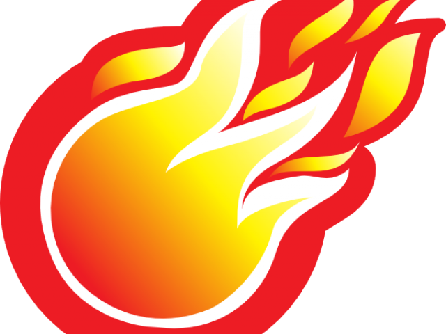 Fireball Clipart Animated - Fire Clipart (640x480)