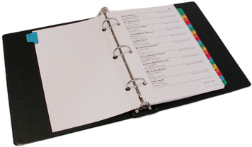 Open Binder - All-pro Software 5015 Small 3-ring Binder (400x400)