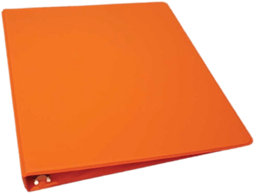 Orange Binder Flat - Orange Binder (400x400)