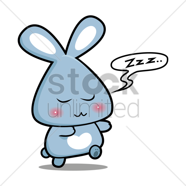 Free Download Sleepwalking Bunny Clipart Rabbit Sleep - Sleepwalking Bunny (600x600)