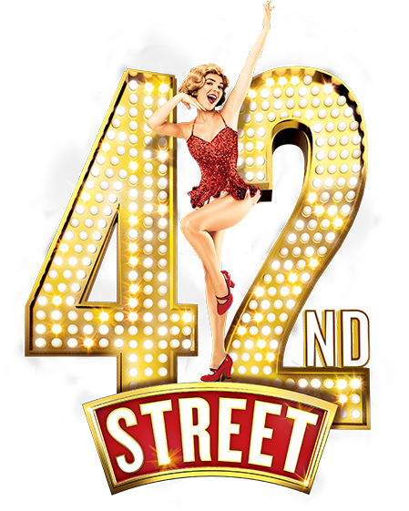 Young Peggy Sawyer Is Fresh Off The Bus From Small-town - 42nd Street London Logo (449x561)