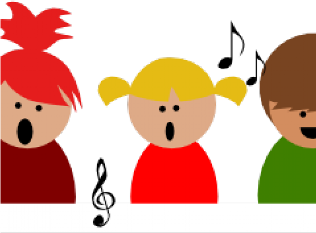 Singer Clipart Chorus Class - Green Treble Clef Apron (640x480)