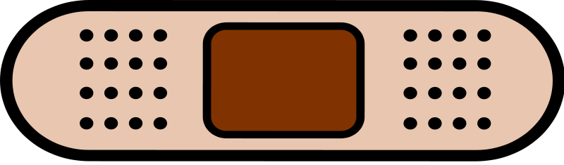 Bandaid Band Aid Clip Art Image - Band Aid Clipart (800x235)