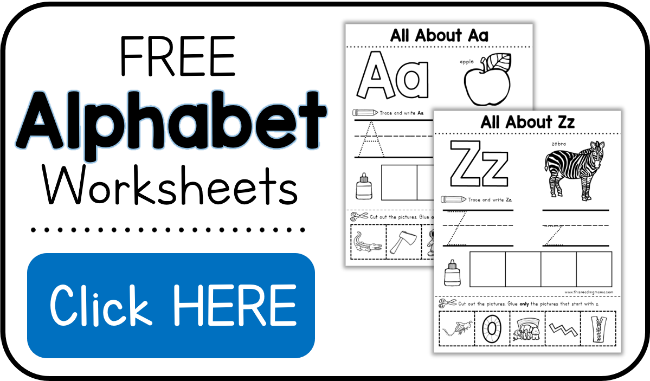 Tips For Teaching Letters And Sounds Click - Free Alphabet Worksheets (650x381)