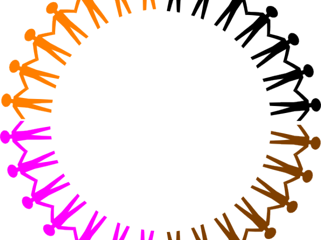 Community Clipart Unity - People Holding Hands Clipart (640x480)