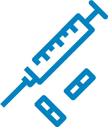 Here Is A List Along With General Information Covering - Injection And Pill Icon (459x518)