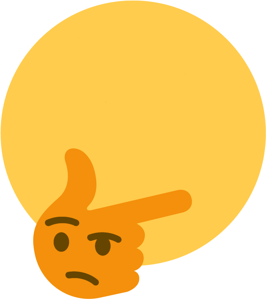 Post - Thinking Emoji Meme Png.