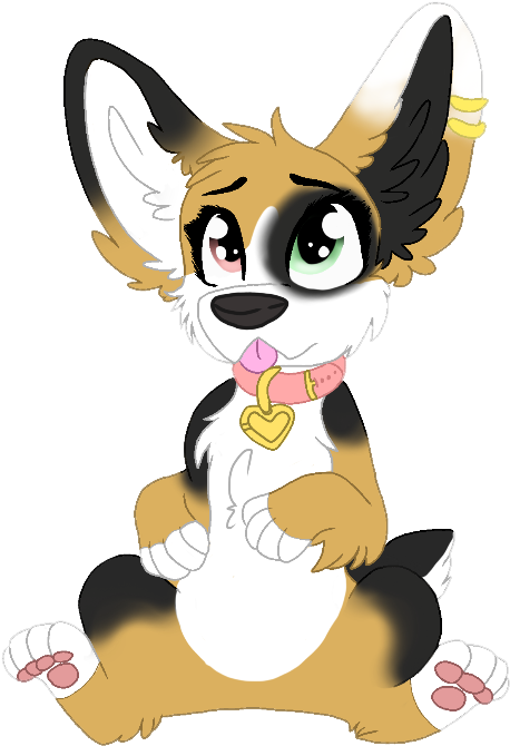 Corgi Butt Png Clip Free - Painting (768x768)