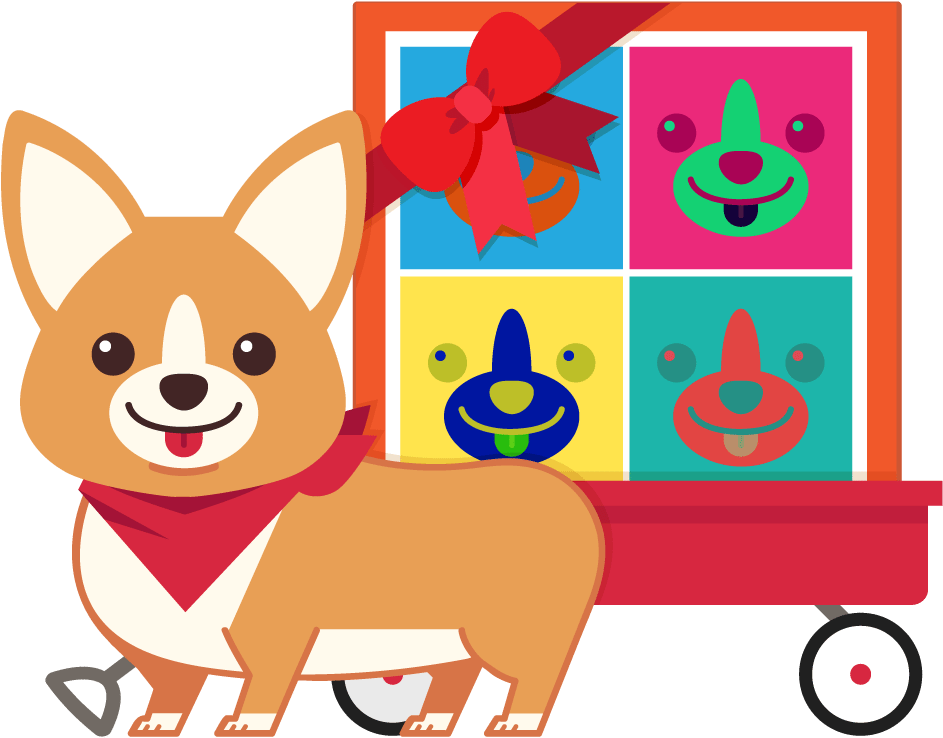 Corgi Clipart Birthday - Best Gift - I Love Dog Hoodie/t-shirt/mug Black/navy/pink/white (1000x1000)