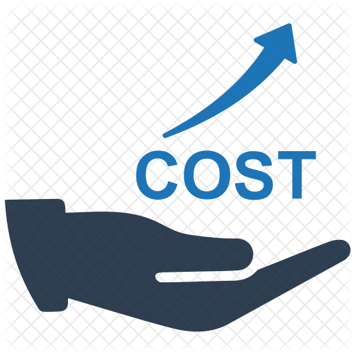Clip Black And White Download Icon Business Finance - High Cost Icon (512x512)