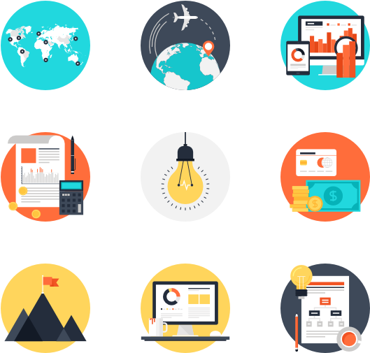 Finance Png Transparent Images - Business Marketing Icon Png (600x564)