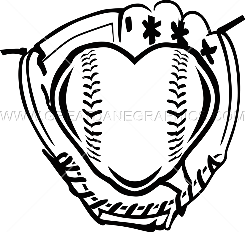 Baseball Heart Drawing Clipart Baseball Drawing Clip - Baseball Heart Drawing (825x782)