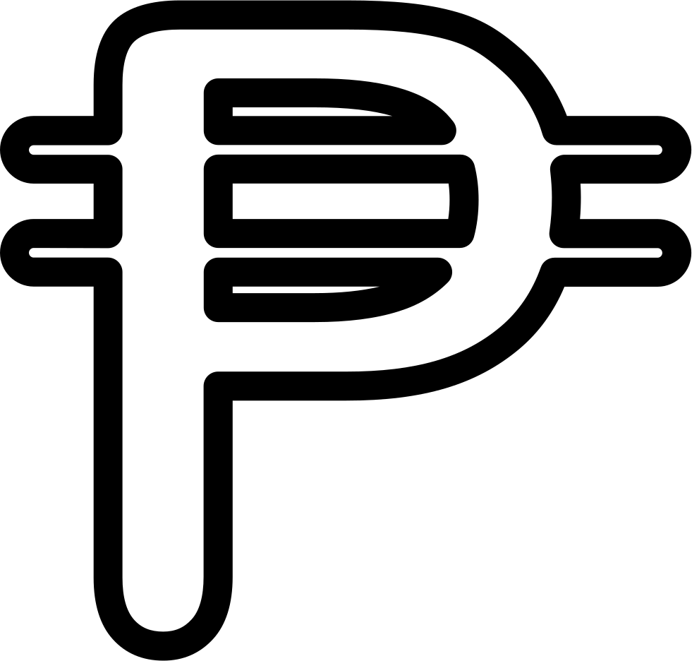 Finance Clipart Peso Money - Peso Sign Png White (981x936)