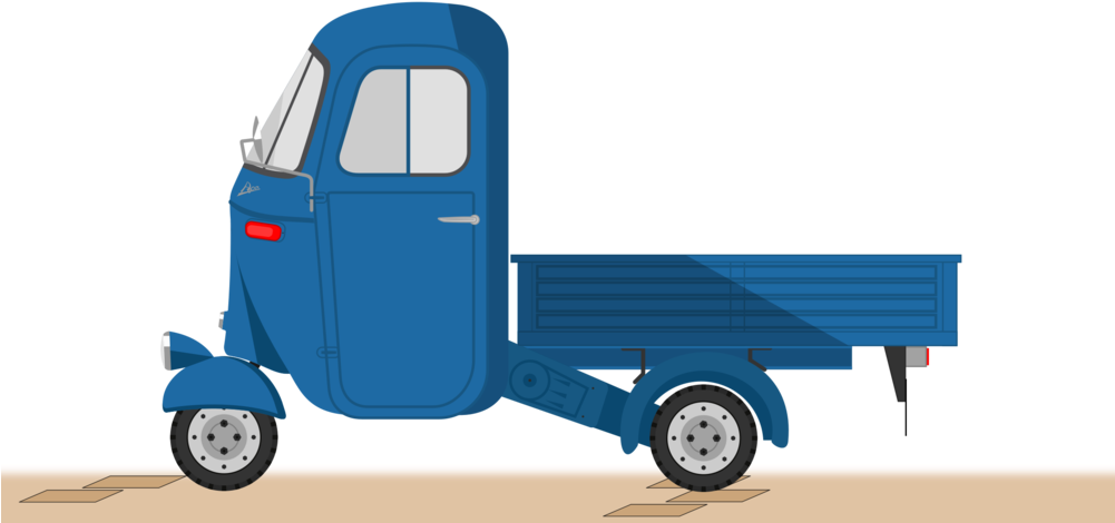 Motor Vehicle Piaggio Ape Car Vespa Gts - Ape, Scooter, Car, The Ape Car (1000x750)