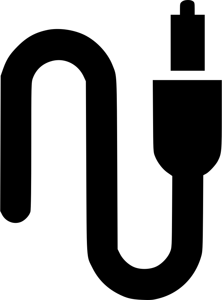 Cable Jack Plug Svg Png Icon Free - Clip Art (728x980)