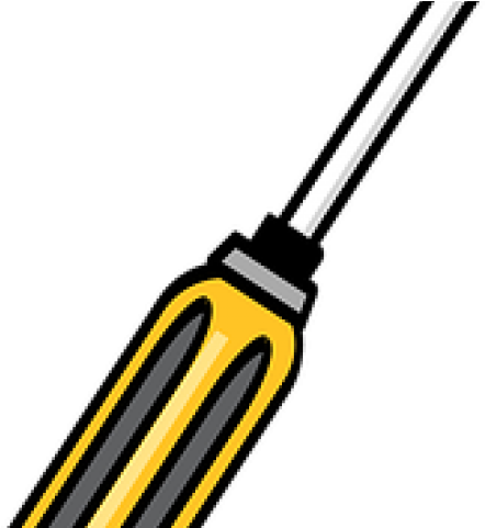 Screwdriver Clipart Screw Gun - Screwdriver Drawing (640x480)