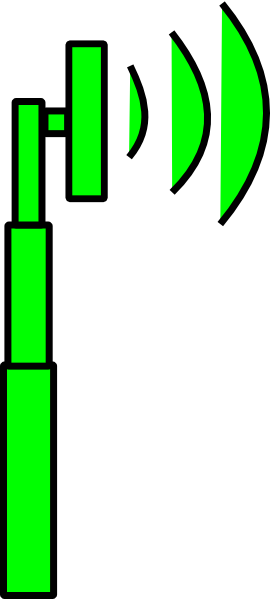 This Free Clip Arts Design Of Roof Antenna Green Cpe - This Free Clip Arts Design Of Roof Antenna Green Cpe (270x599)