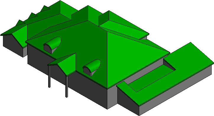 Then A Second Roof Is Created And Placed At The Cutoff - Architecture (739x444)