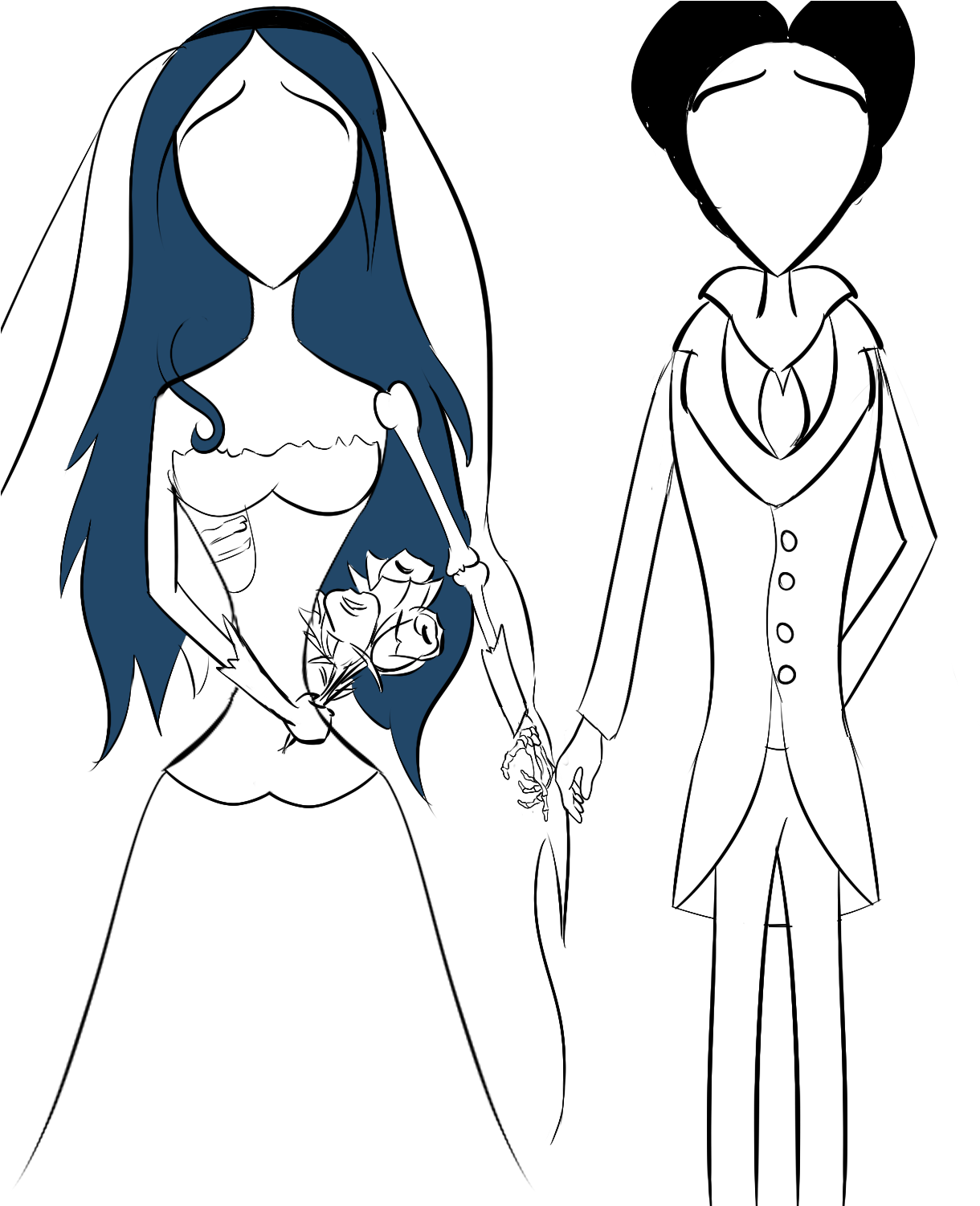 Svg Royalty Free Download Bride Drawing Traditional - Comics (2000x1500)