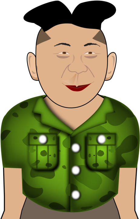 Kim Jong-un Soldier Computer Icons Public Domain - Kim Jong-un (553x750)