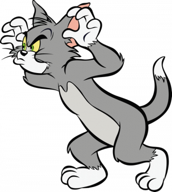 Adult Simba Clipart - Tom From Tom And Jerry (350x389)