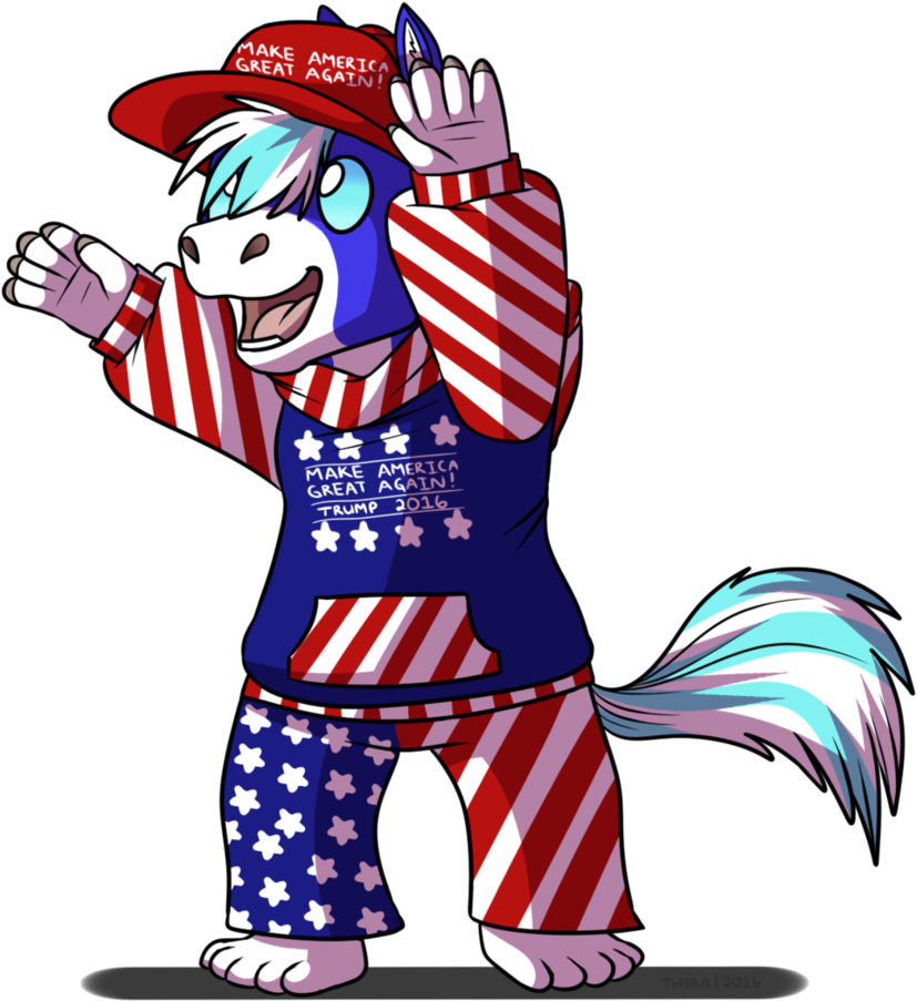 Make America Great Again - Furry Make America Great Again (883x905)